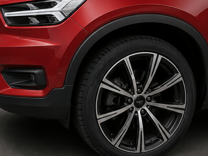 Volvo XC60 T5 AWD Momentum – wiel en exterieurdetail