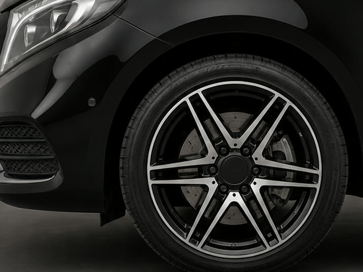 Mercedes-Benz B-Klasse B 220 4MATIC Premium – wiel en exterieurdetail