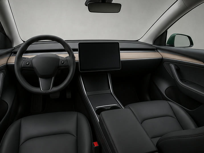 Tesla Model S 75D Dual Motor – dashboard en voorstoelen