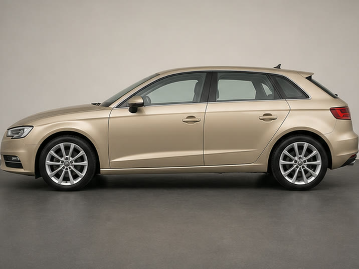 Audi A3 Sportback 1.8 TFSI quattro S line – zijaanzicht