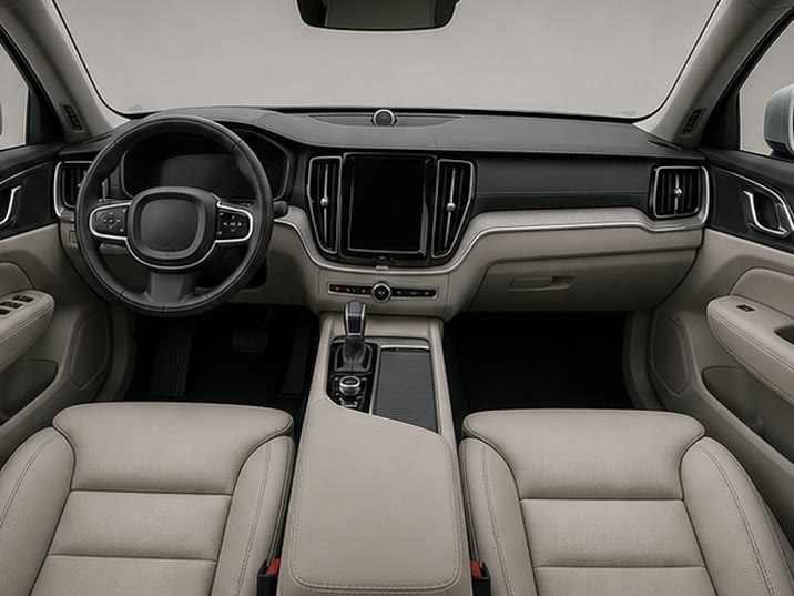 Volvo XC60 D4 AWD R-Design – dashboard en voorstoelen
