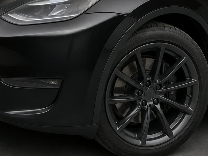 Tesla Model S 100D Dual Motor – wiel en exterieurdetail