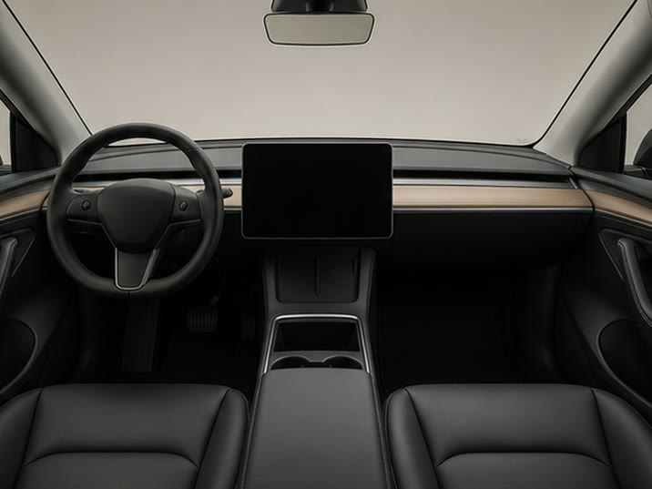Tesla Model S 100D Dual Motor – dashboard en voorstoelen