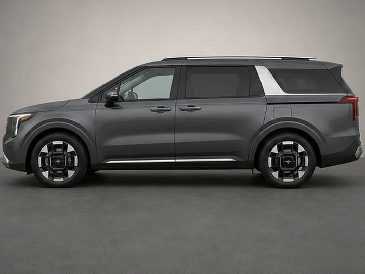 Kia Carnival 1.6 Hybrid GT-Line – zijaanzicht