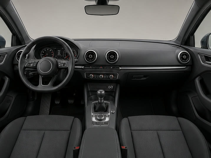 Audi A3 Sportback 1.6 TDI Attraction – dashboard en voorstoelen
