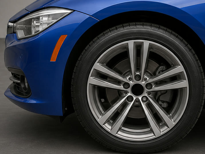 BMW 3 Serie 320d EfficientDynamics Edition – wiel en exterieurdetail