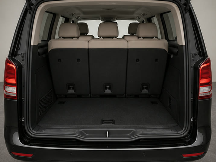 Mercedes-Benz V-Klasse V 250 d Extra Lang Exclusive – bagageruimte