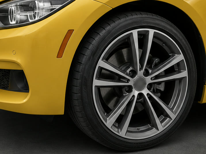 BMW 3 Serie 330e iPerformance Luxury Line – wiel en exterieurdetail