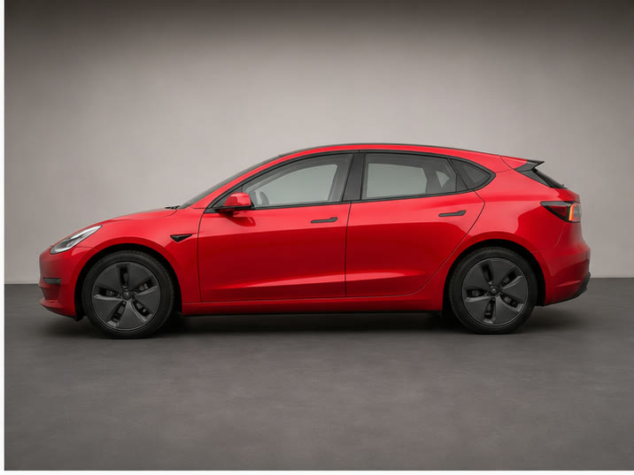 Tesla Model S Standard Range – zijaanzicht