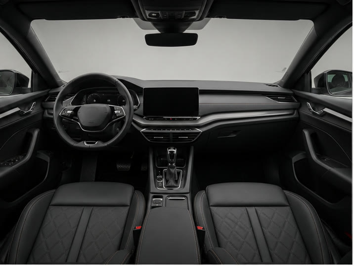 Skoda Superb iV 1.4 TSI PHEV Laurin & Klement – dashboard en voorstoelen