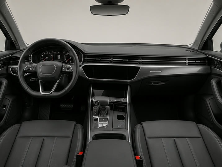 Audi A6 Avant 55 TFSI e quattro S edition Competition – dashboard en voorstoelen