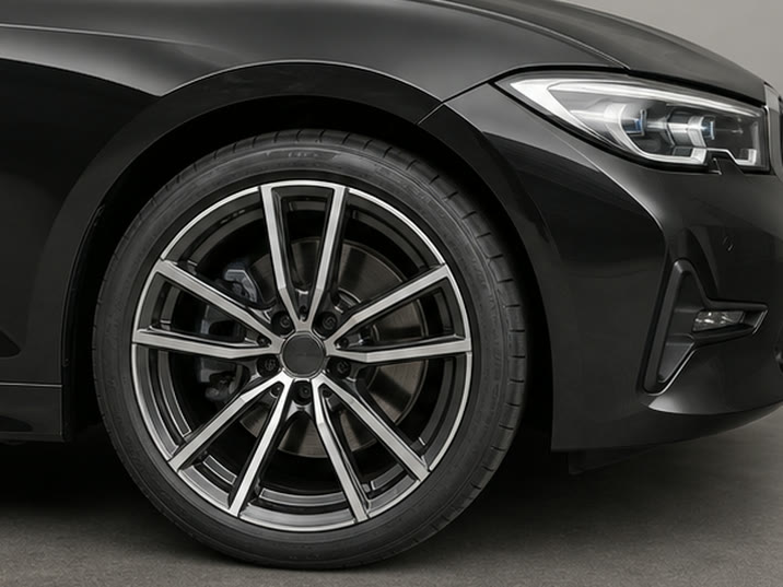BMW 3 Serie Touring 320i M Sport Executive – wiel en exterieurdetail