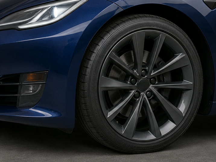 Tesla Model 3 Long Range Dual Motor AWD – wiel en exterieurdetail