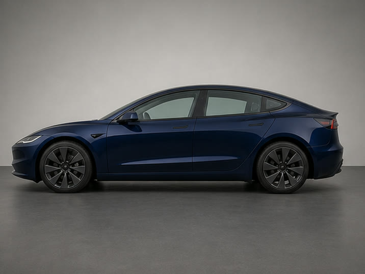 Tesla Model 3 Long Range Dual Motor AWD – zijaanzicht