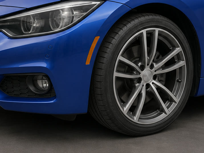 BMW 3 Serie 318i Executive – wiel en exterieurdetail