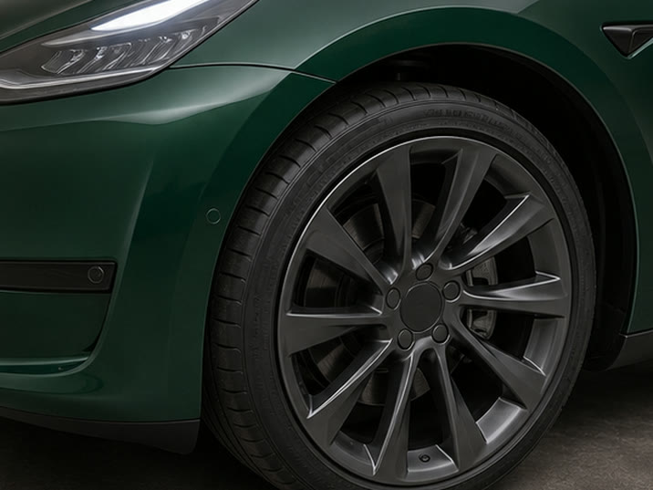 Tesla Model S Long Range Plus – wiel en exterieurdetail