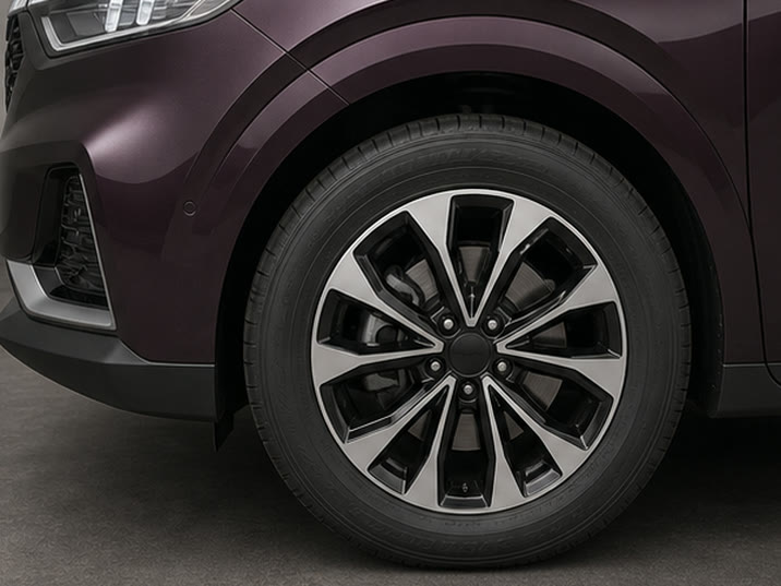 Kia Carnival 1.6 T-GDi Hybrid DynamicLine – wiel en exterieurdetail
