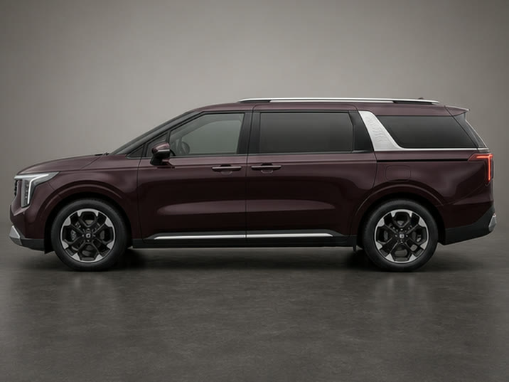 Kia Carnival 1.6 T-GDi Hybrid DynamicLine – zijaanzicht