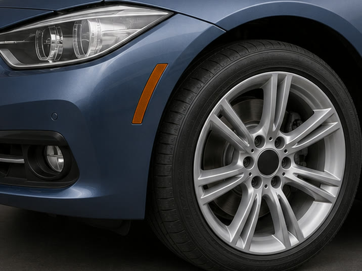 BMW 3 Serie 320i High Executive – wiel en exterieurdetail