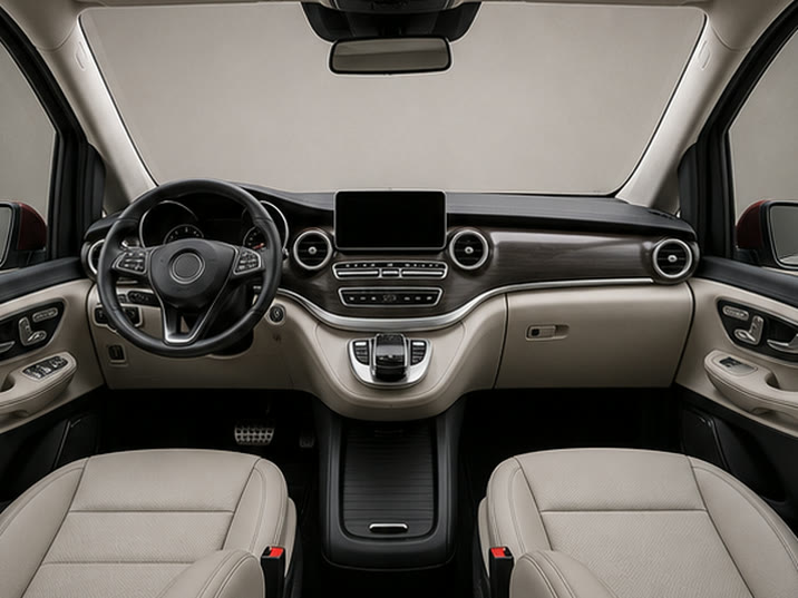 Mercedes-Benz B-Klasse B 200 AMG Line – dashboard en voorstoelen