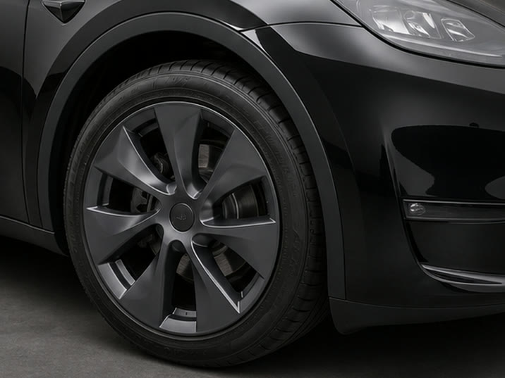 Tesla Model S Performance Ludicrous – wiel en exterieurdetail