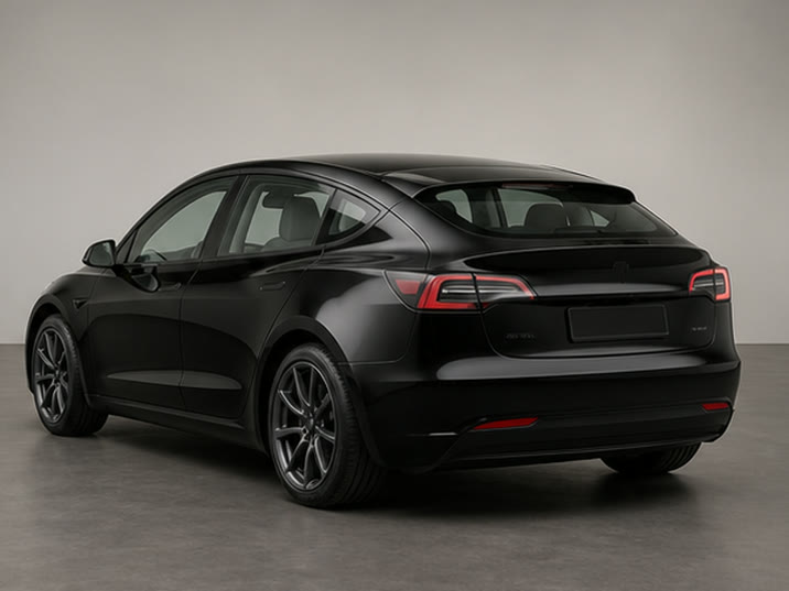 Tesla Model S Performance Ludicrous – achteraanzicht
