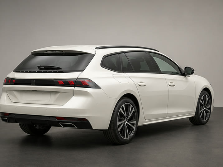 Peugeot 308 SW Hybrid 180 GT – achteraanzicht