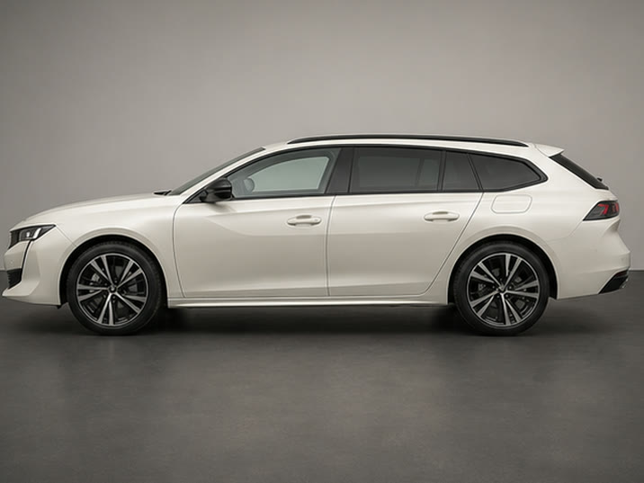 Peugeot 308 SW Hybrid 180 GT – zijaanzicht