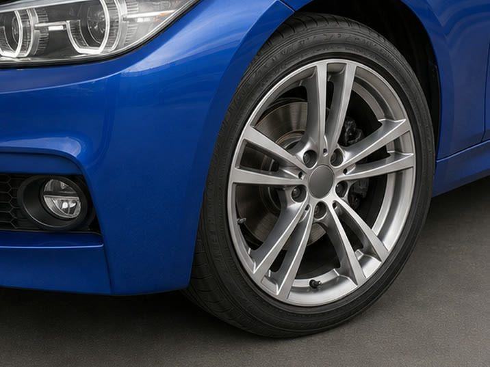 BMW 3 Serie 330i M Sport – wiel en exterieurdetail